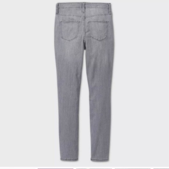 New Universal Thread Women’s Jeans High Rise Skinny Size 00 Gray Jeans NWT - Picture 2 of 9